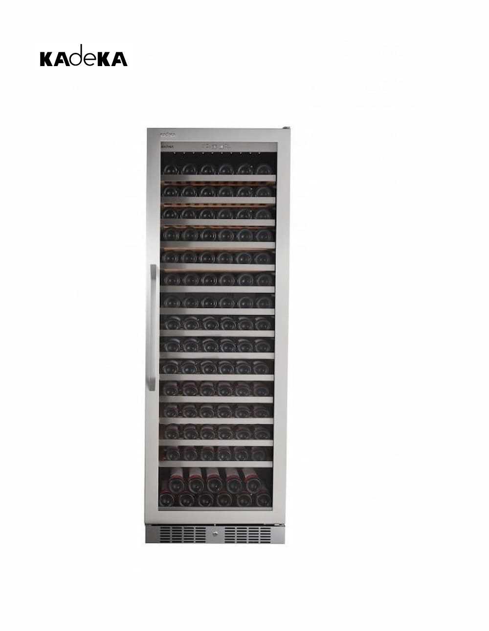 Kadeka KSJ168EW Steel Series 165 Bottle Wine Chiller Online at Best Price in Singapore only on