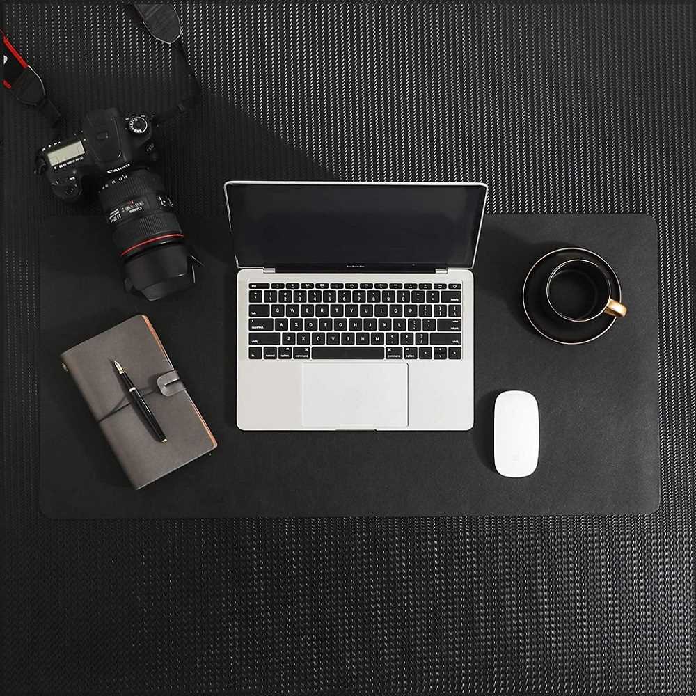 NonSlip Leather Vintage & Premium Desk Pad for Laptop/ Desktop/ Mouse