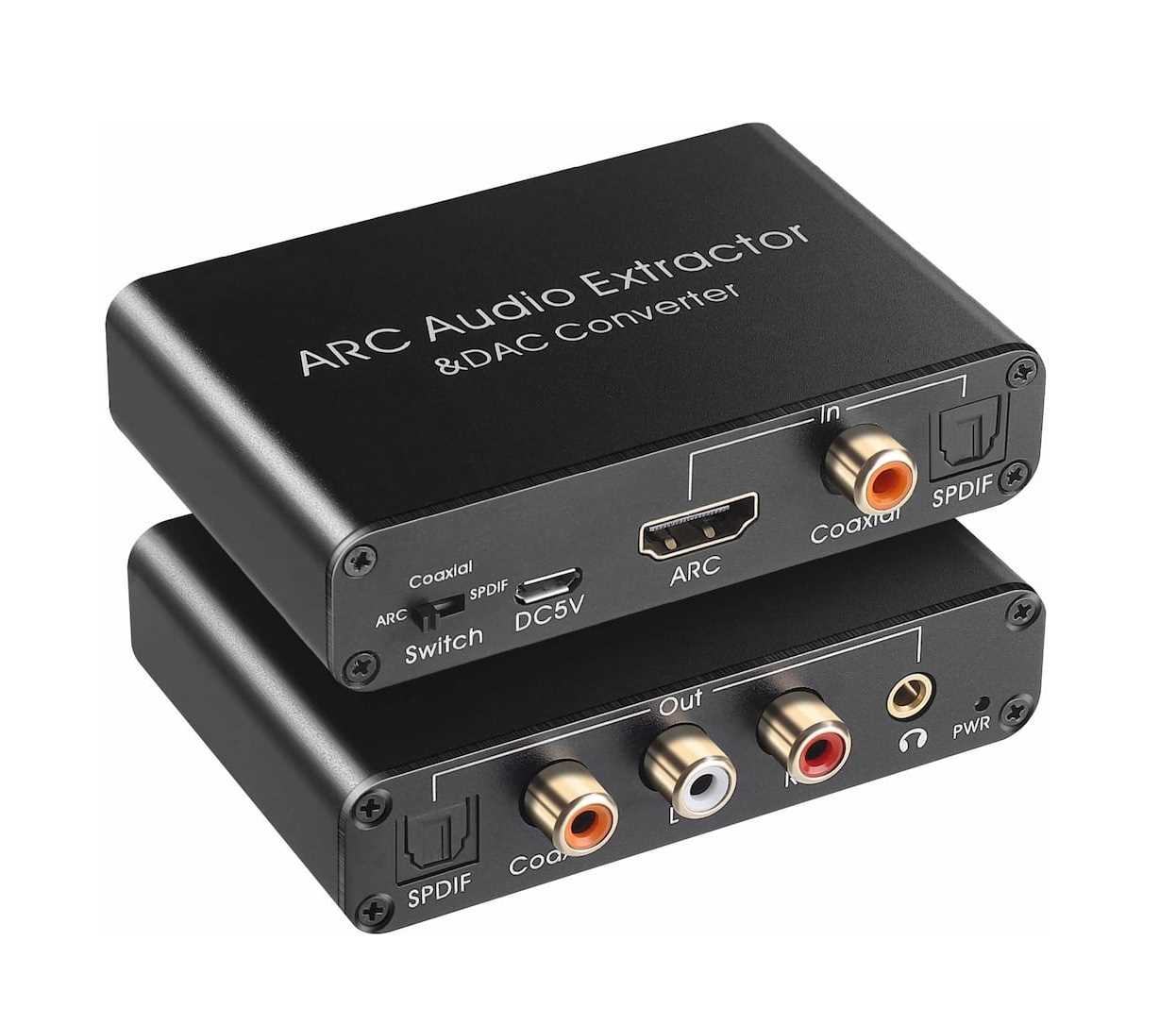 HDMI ARC Audio Extractor 192KHz DAC Converter ARC Audio Extractor