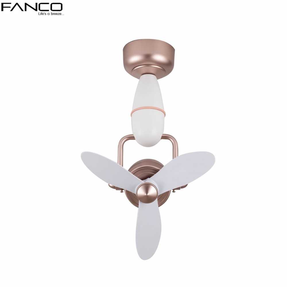 Fanco Tristar Nano 16 Inch Corner Fan With Remote Control (Rose Gold