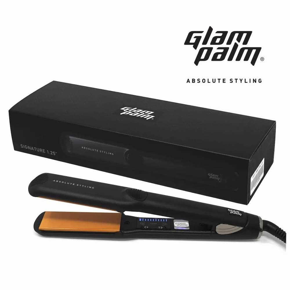 Glampalm GP313 Signature 1.25 Inch Hair Straightener (Black) Online