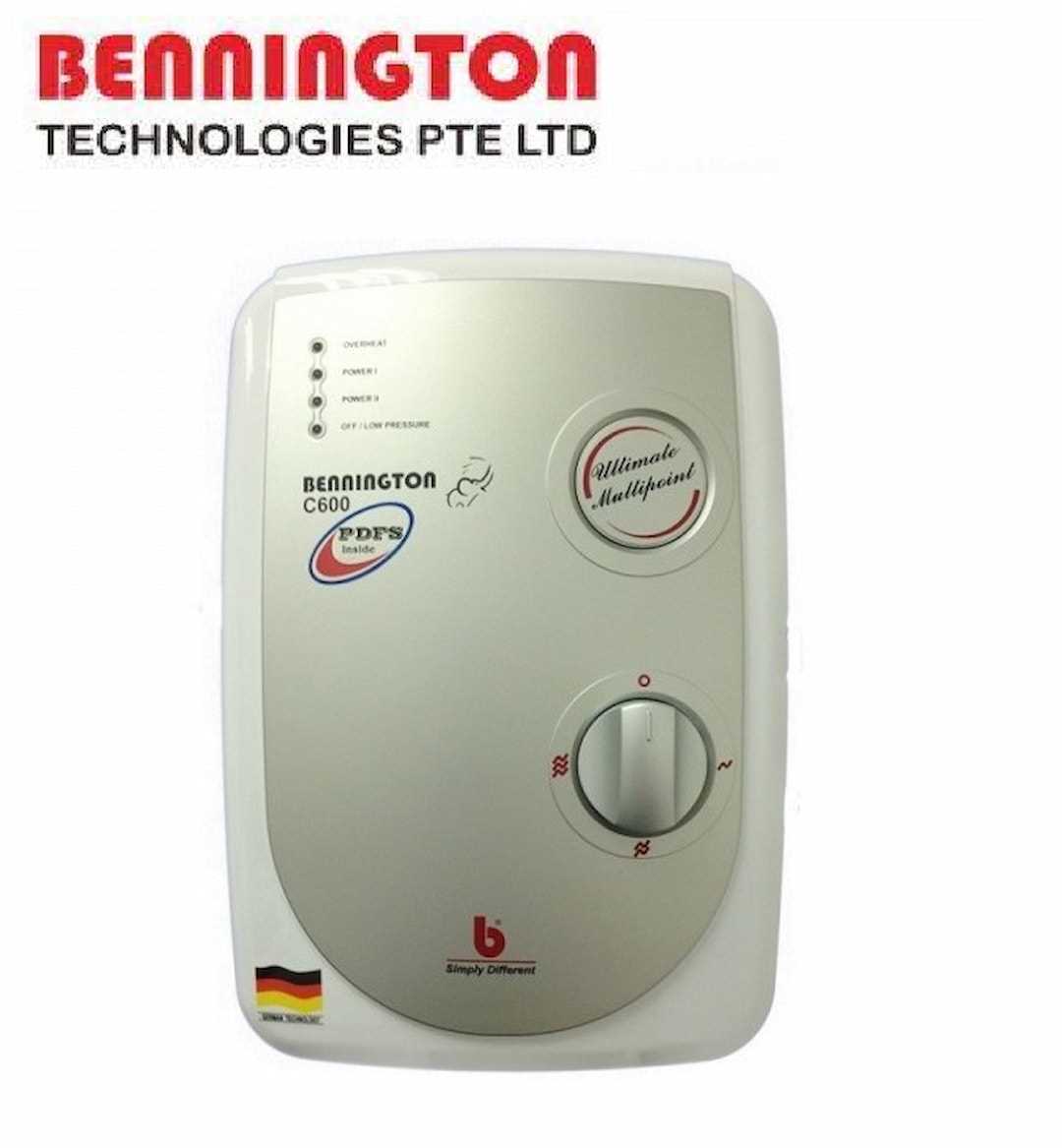 Bennington C600 Multipoint Water Heater German Technology Online at