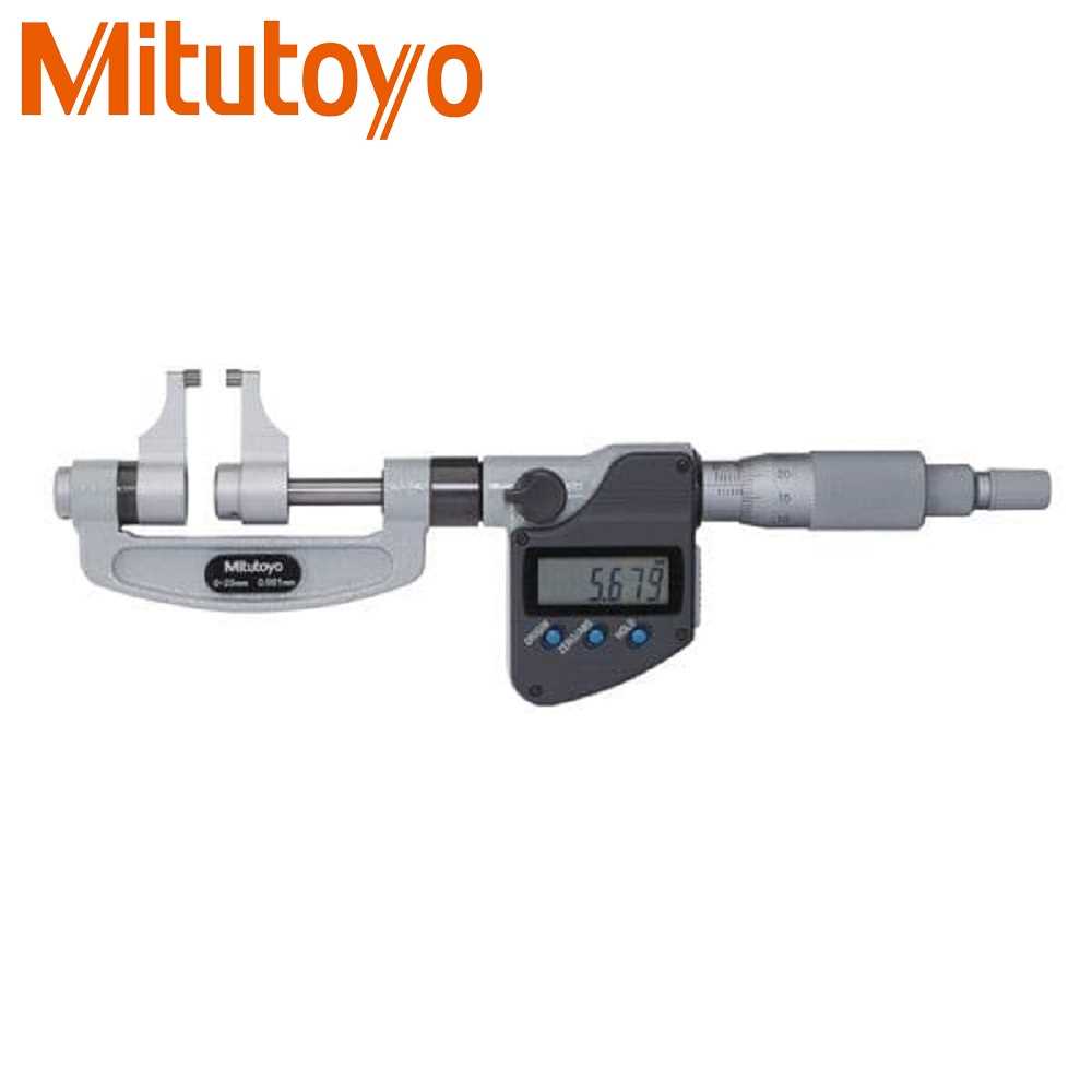 Mitutoyo Series 343, 143 Digimatic Caliper Jaw Micrometer (Grey