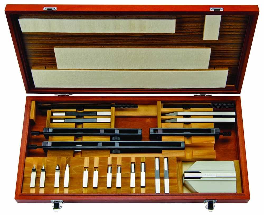Mitutoyo 516601 Rectangular Gage Block Accessories Set Metric 22