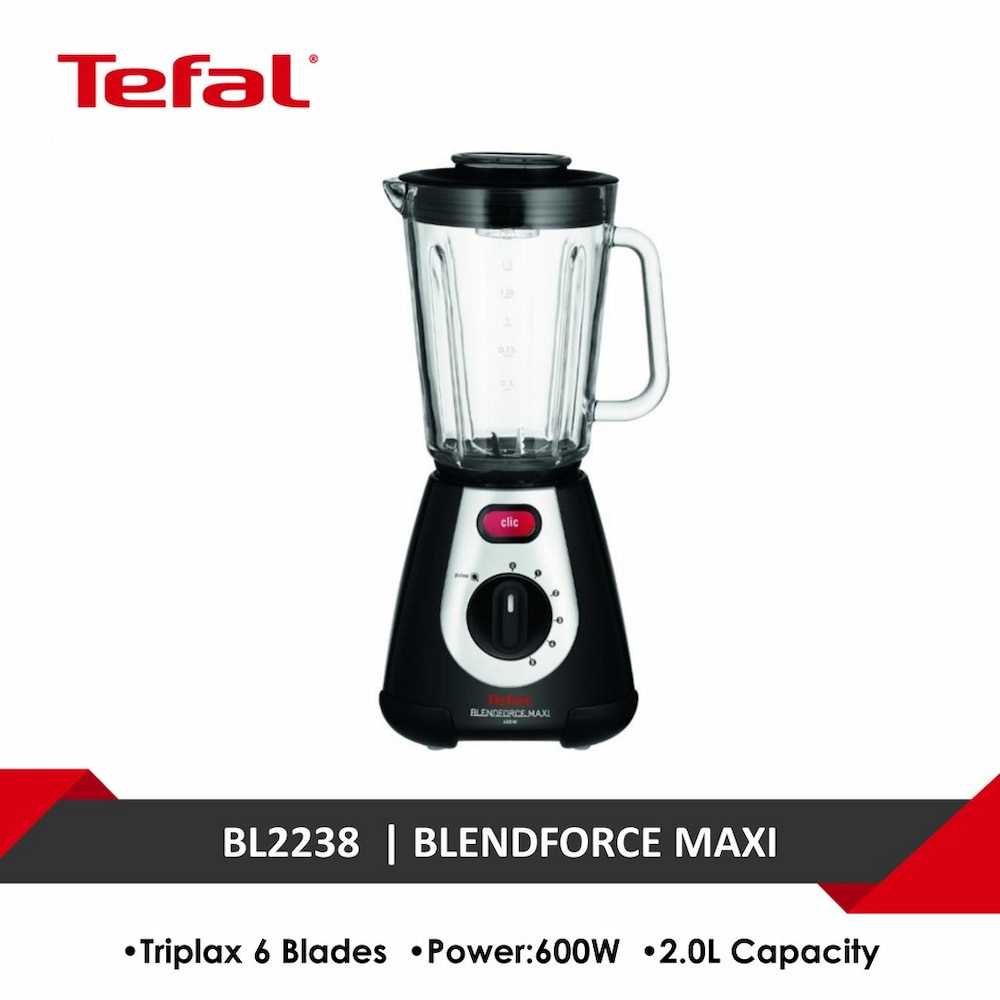 Tefal BL233865 Blendforce Maxi Glass Blender 600W 2Lt Online at Best
