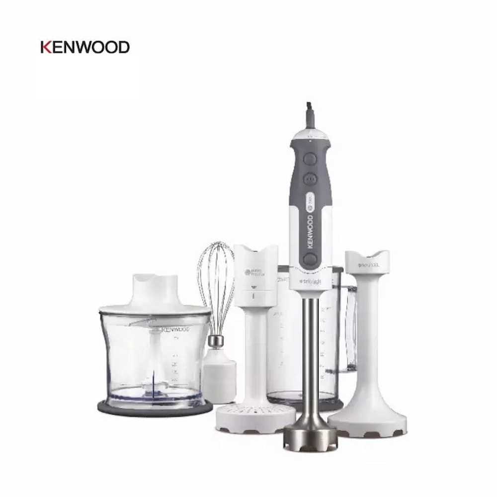 Kenwood HDP406WH Triblade Hand Blender 800W White (Blend, Whisk, Chop