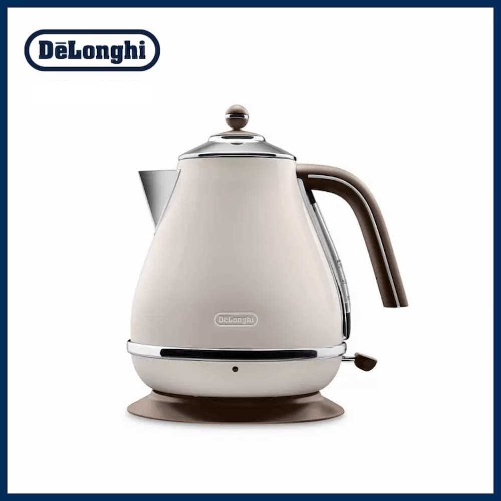 Delonghi KBOV2000 Icona Vintage 1.0Liter Kettle (Beige) Online at