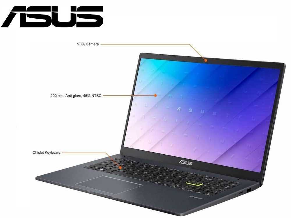 Asus E510 (N4500, 4GB/128GB, Windows 11) 15.6inches Laptop (Blue