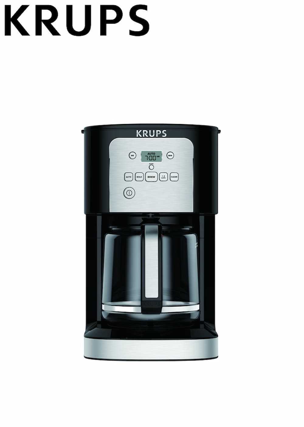 Krups EC321 12CUP Thermobrew Programmable Coffee Maker (Black