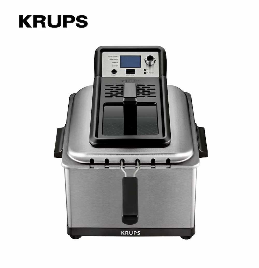 Krups KJ502D51 Professional Deep Fryer With 3Frying Baskets, 4Preset