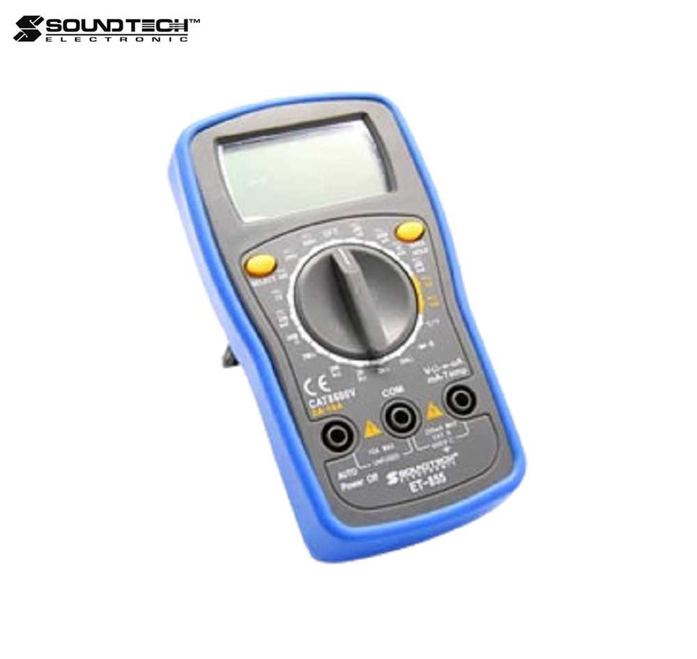 Soundtech ET855 MAnual Range Digital Multimeter (Blue & Grey) Online
