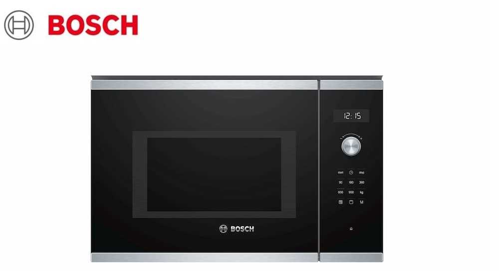 Bosch BEL554MS0A 25L Serie 6 BuiltIn 900W Microwave Oven (Black