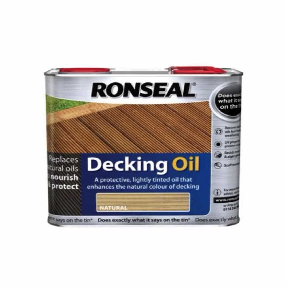 RONSEAL Decking Oil Natural Matt Finish 2.5L Online at Best Price in