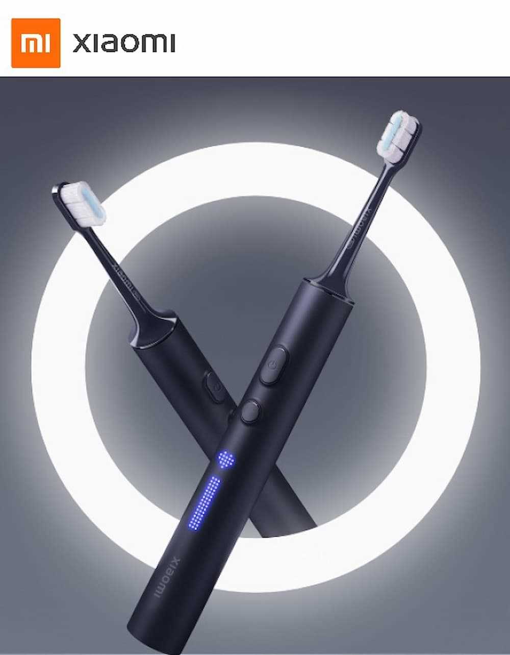 Xiaomi Electric Toothbrush T700 Nylon Soft Brush For Gum Care, Multiple Power Adjustment With