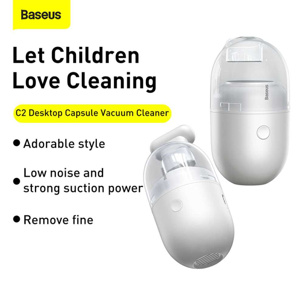 Baseus C2 Mini Desktop Vacuum Cleaner Portable Desk Cleaning Tool For