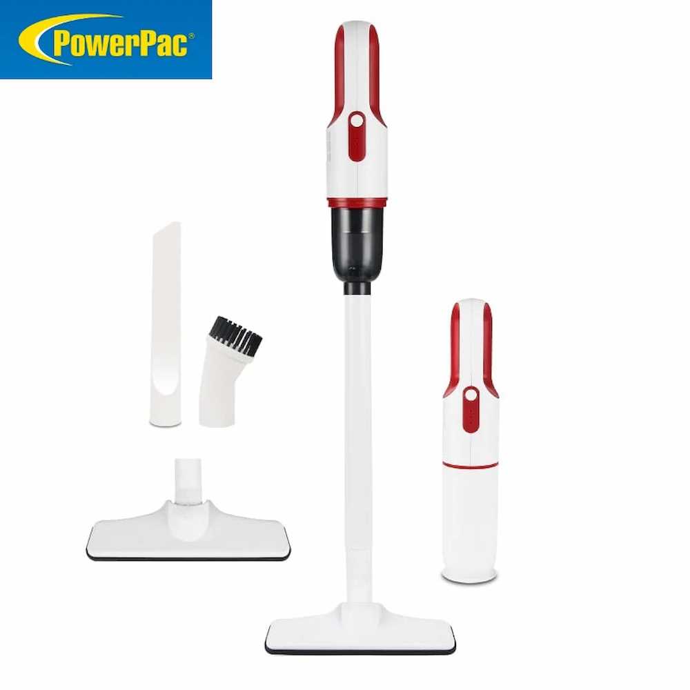PowerPac PPV603 Cordless Stick Handheld Vacuum Cleaner White Online