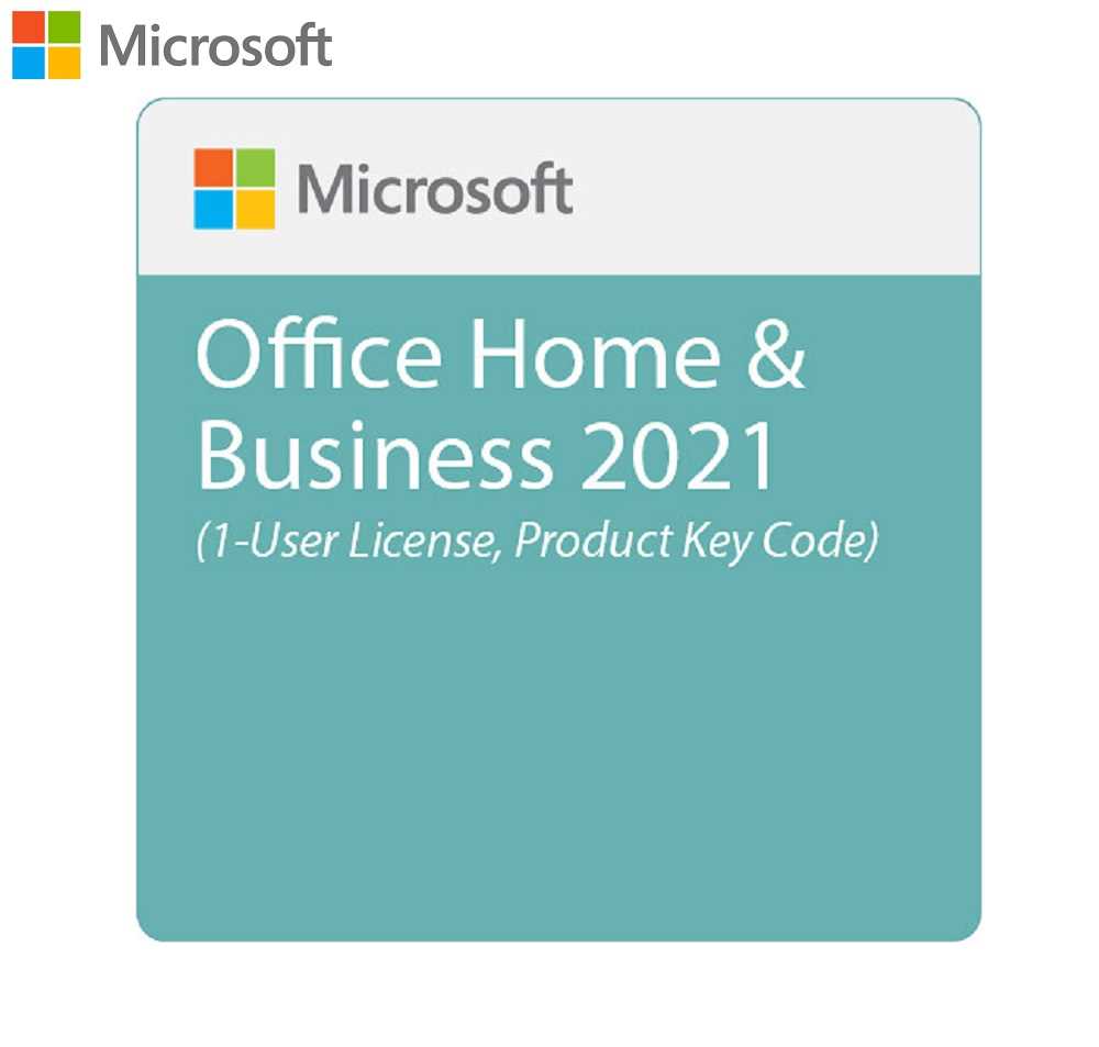 Microsoft Office Home and Business 2021 ESD PWP Only Software (T5D