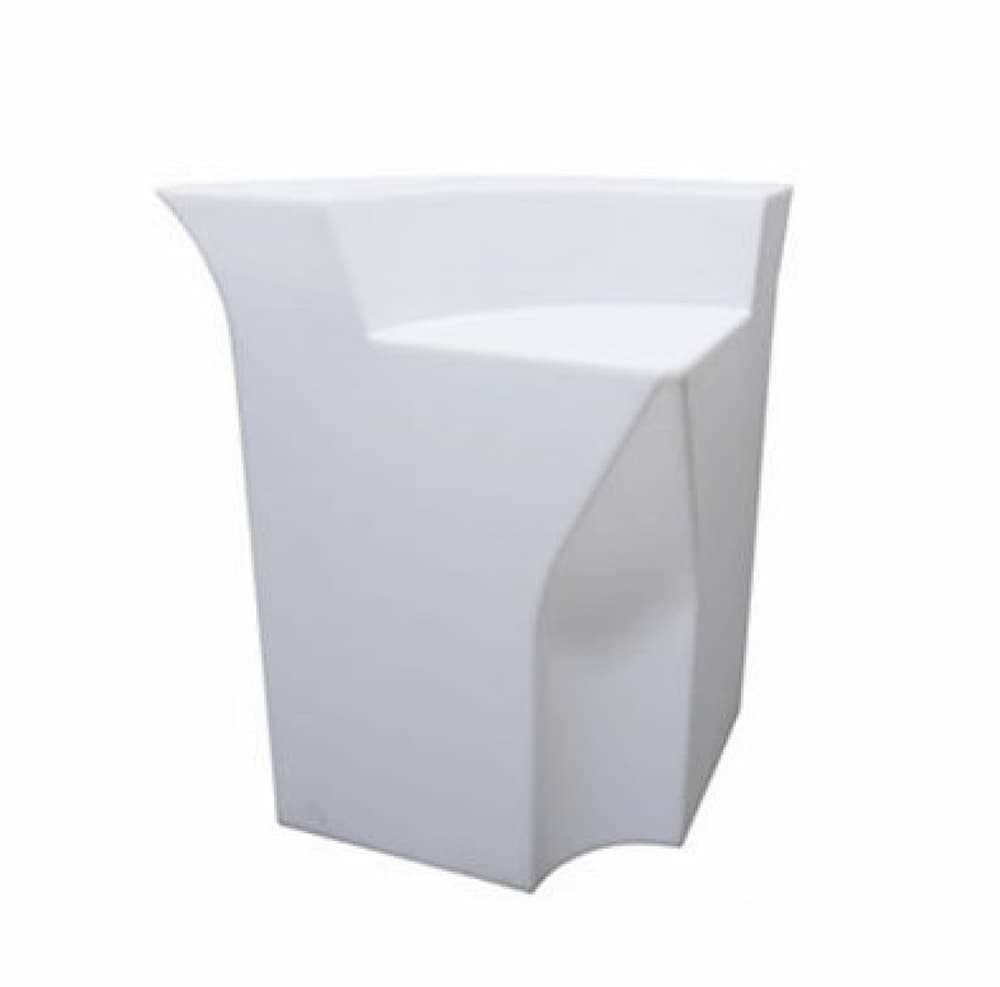 Illuminated LT10 BCW Corner Bar Table (White) Online at Best Price
