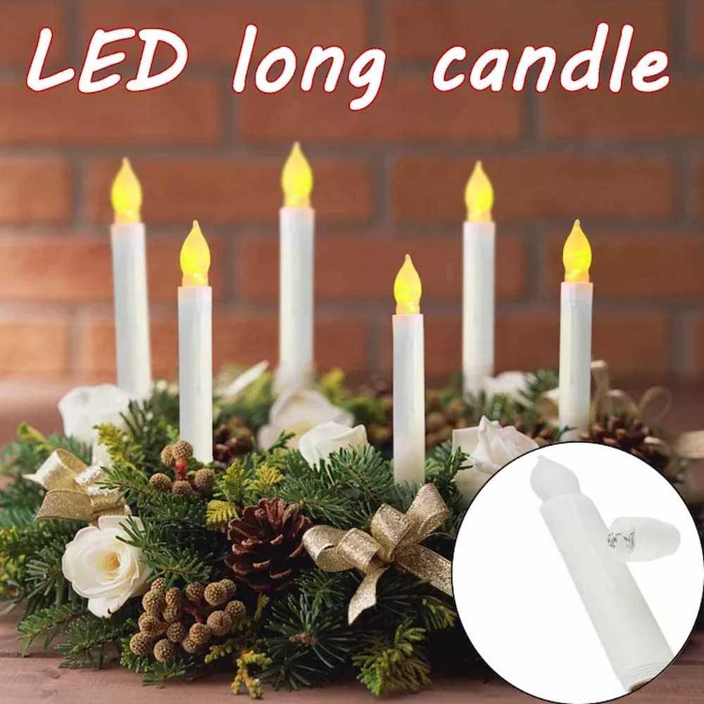 Decor Church Electric Candle LED Candles Christmas Tree Candle