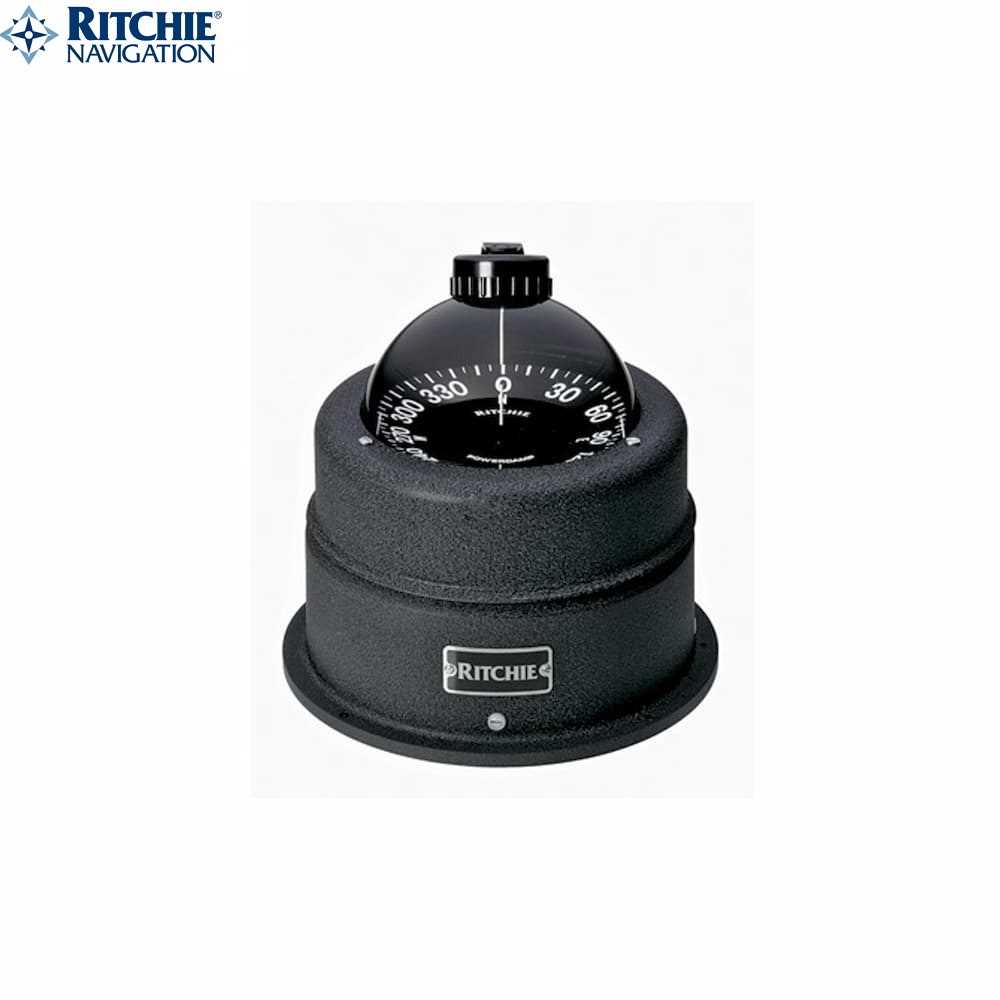 Ritchie Navigation C453 Steel Boat Compass Binnacle Mount (Black