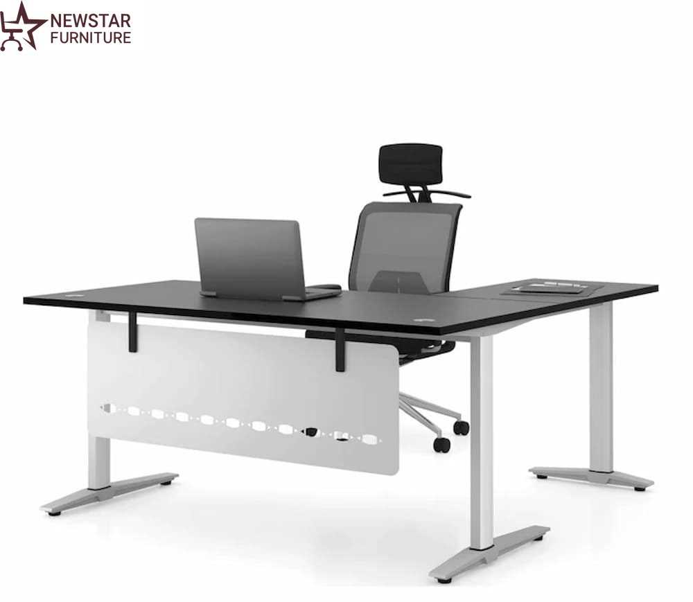Newstar BA96 Series Carbon Steel Leg Executive Office Desk Base