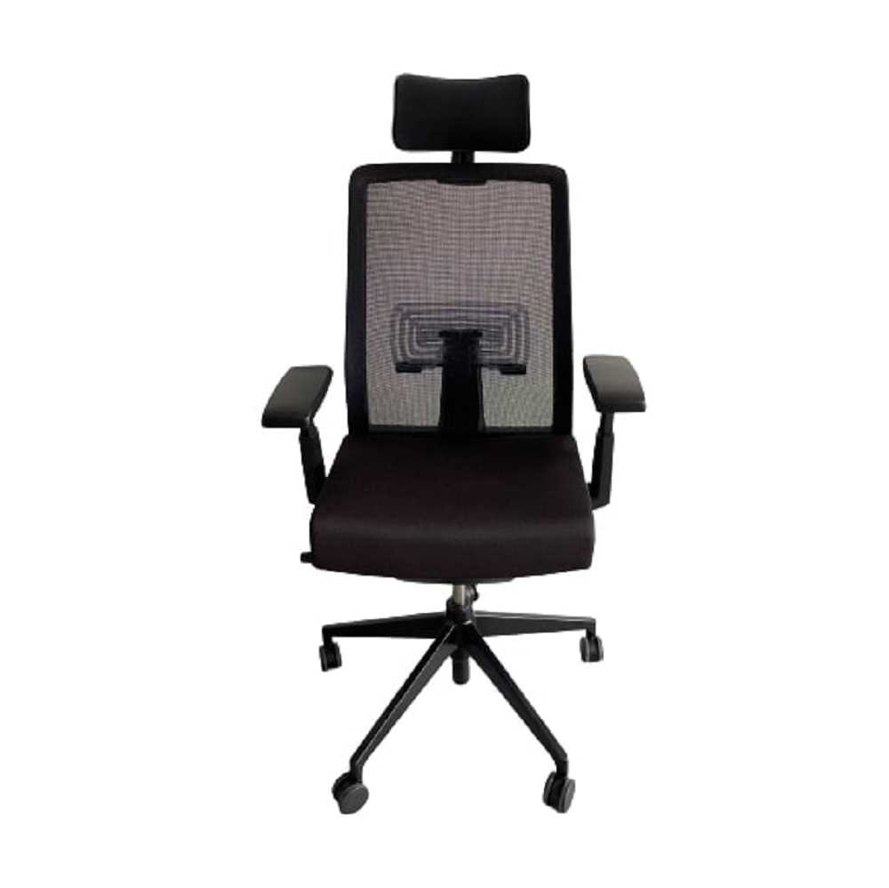 Refurbished Chair Haworth Very Task Office Chair (Black/ Grey