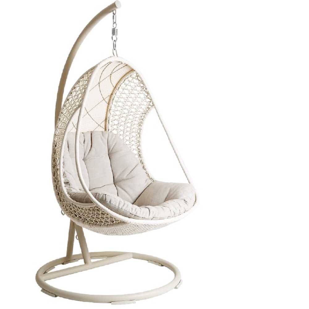 Cocoon Hanging Egg Hammock Chair (Off White) Online at Best Price in