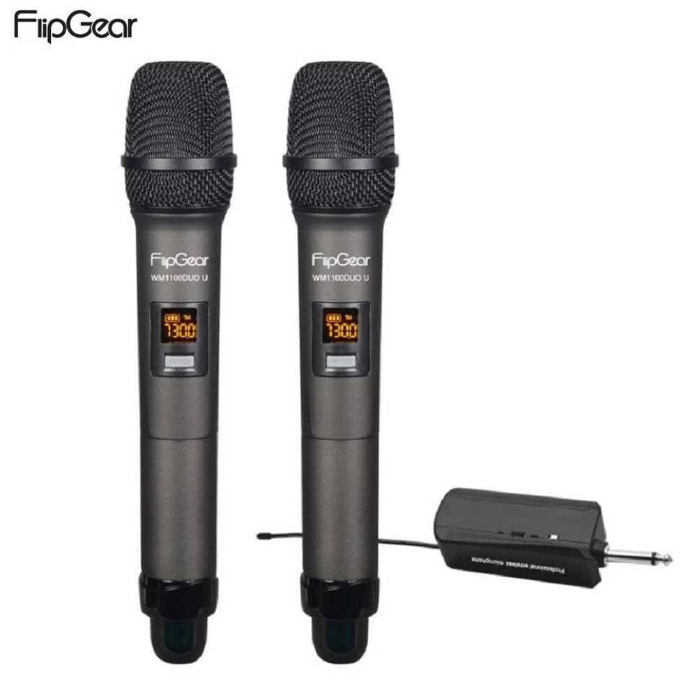 FlipGear WM1100 Duo Wireless Microphones (Black) Online at Best Price