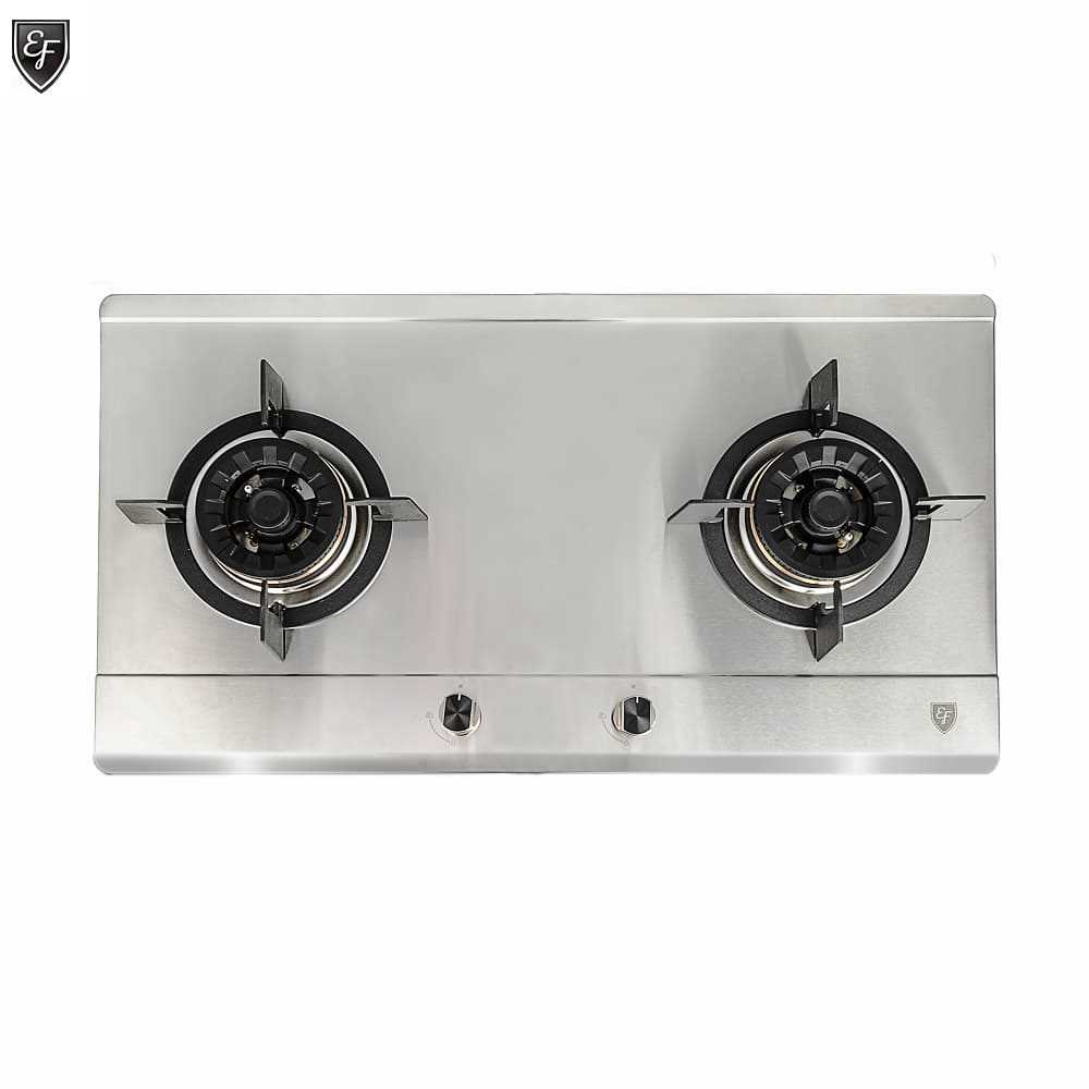 EF EFH2763WTVSBPUB Gas Hob2 Burner (Stainless Steel) Online at Best