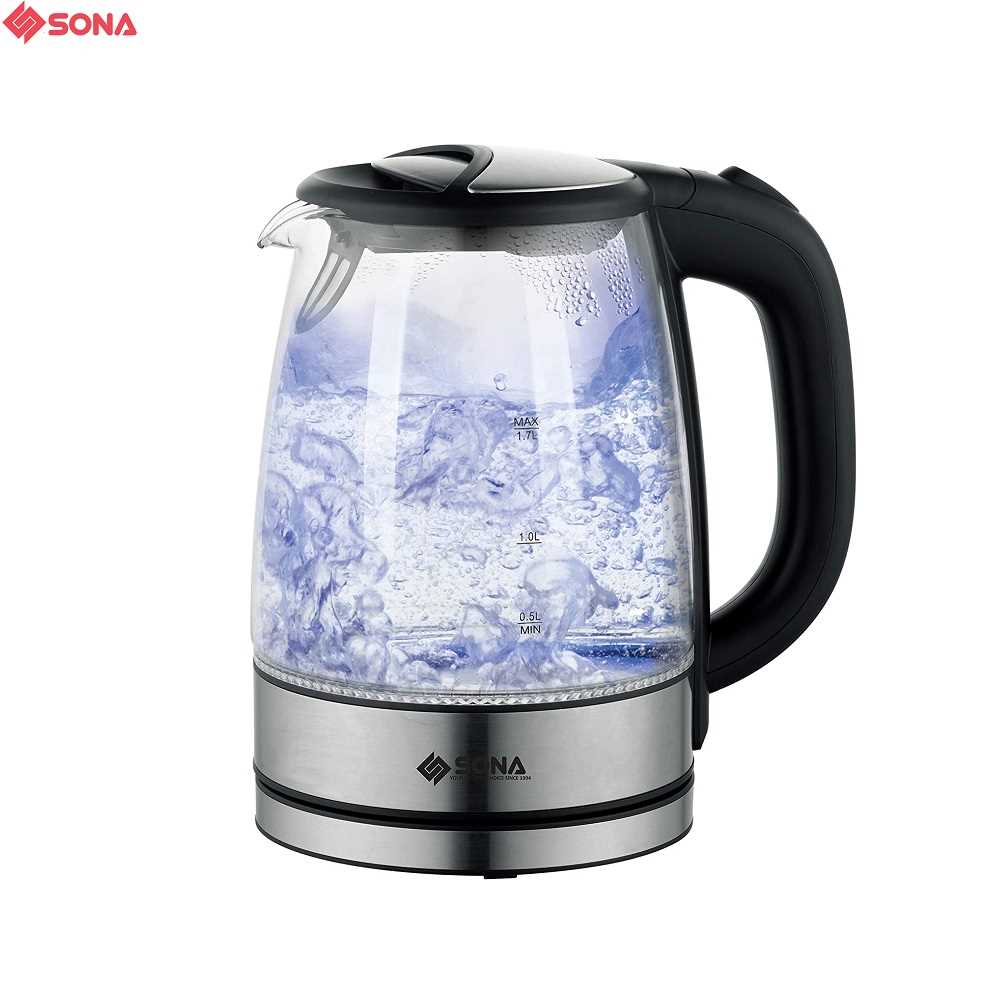 Sona SGK5050 1.7L Glass Electric Kettle (Black) Online at Best Price