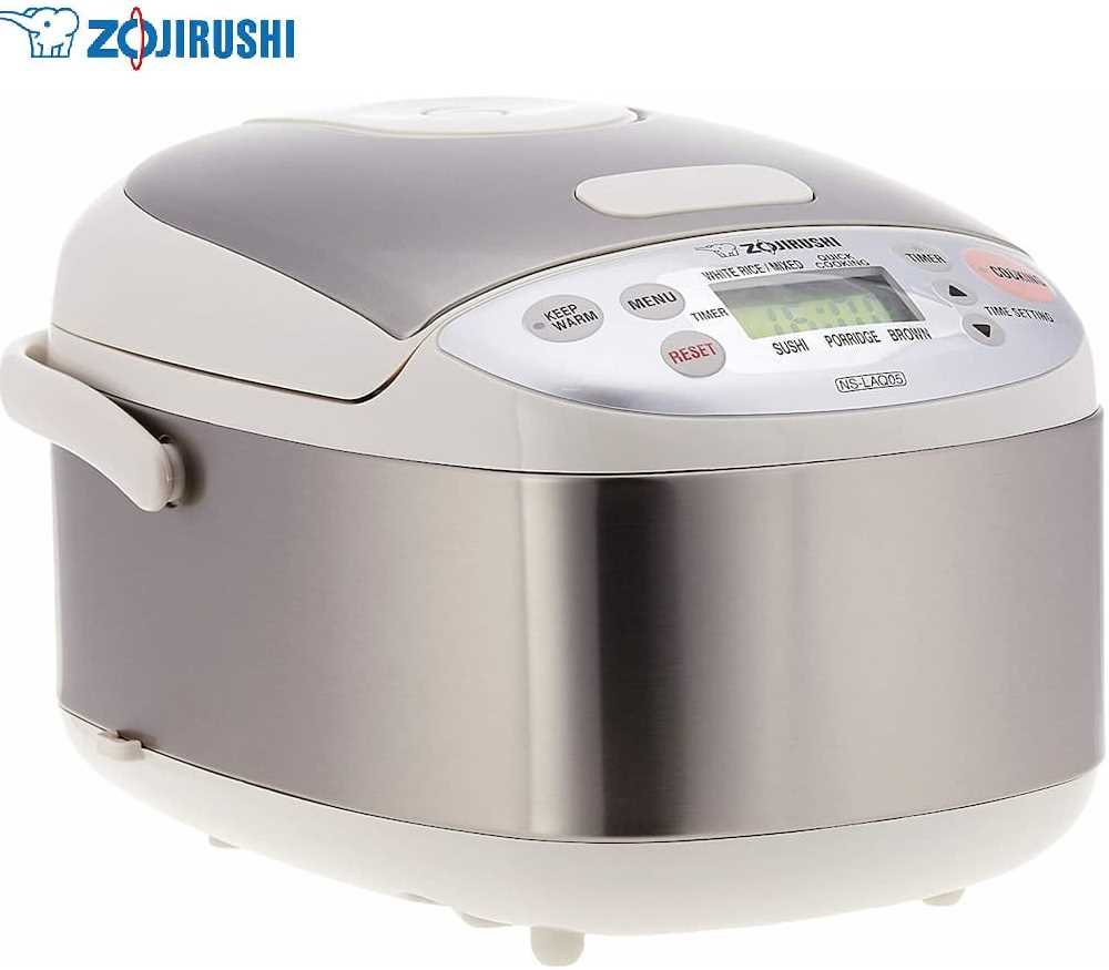 Zojirushi NSLAQ05 0.5L Stainless Steel Rice Cooker (Silver) Online