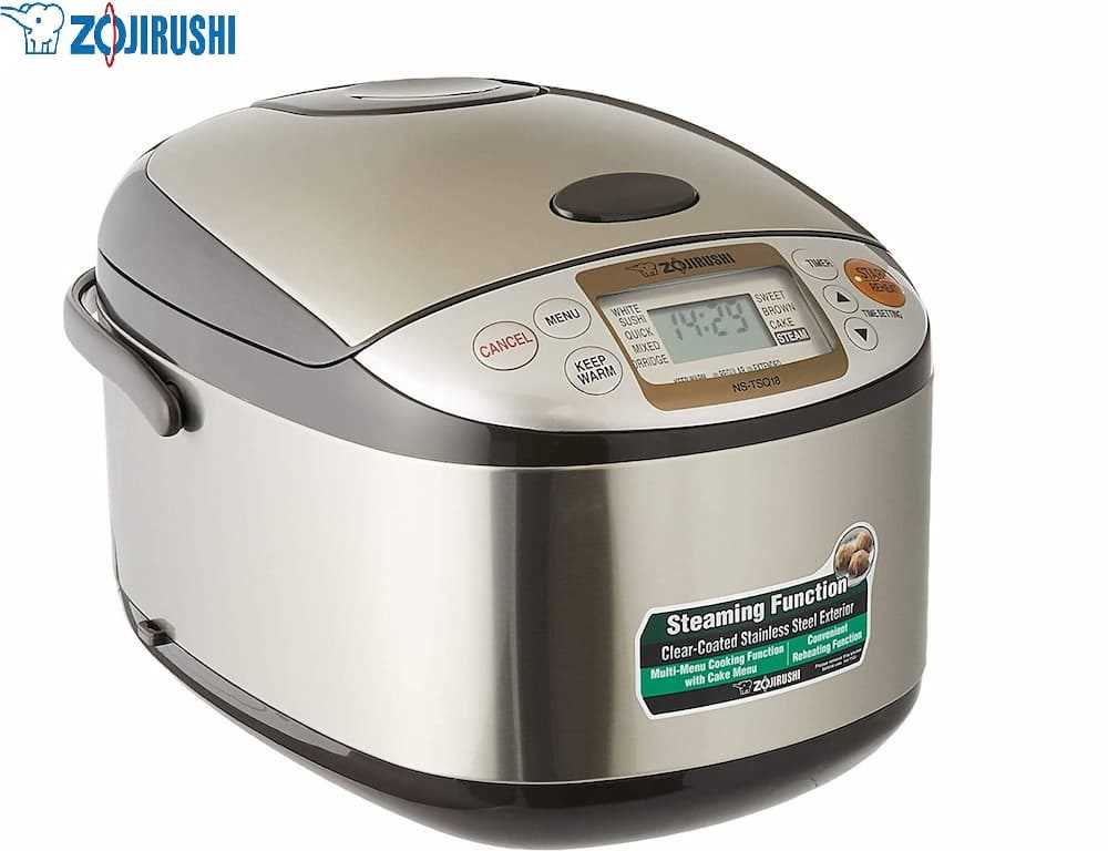 Zojirushi NSTSQ10/NSTSQ18 1.8L/1L Stainless Steel Rice Cooker (Brown