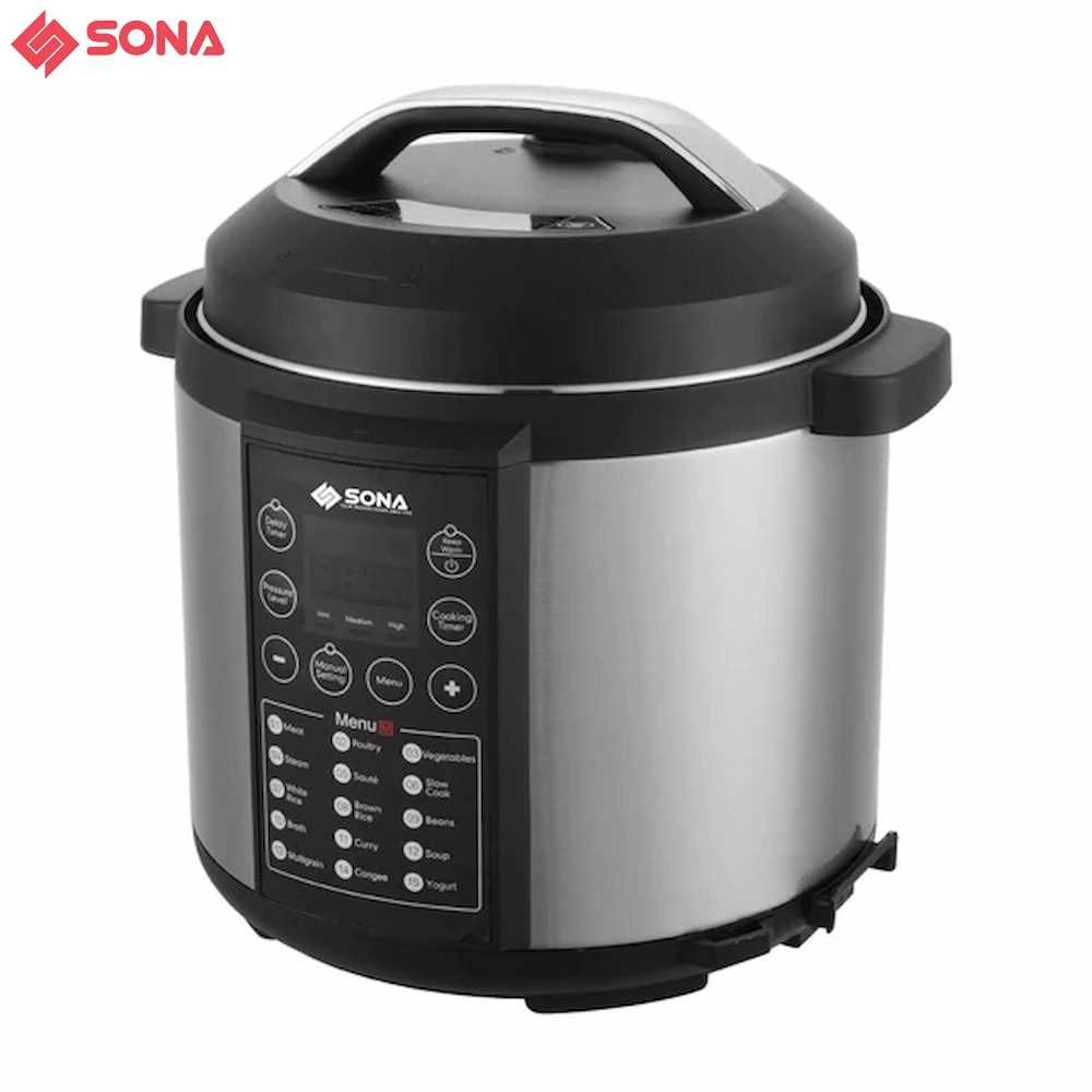 Sona SPC2503 Pressure MultiCooker 6L (Black) Online at Best Price in
