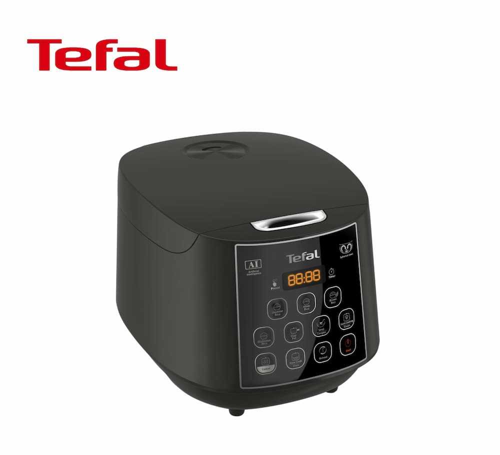 Tefal RK736B Easy Rice Plus Spherical Pot Rice Cooker 1.8L Black