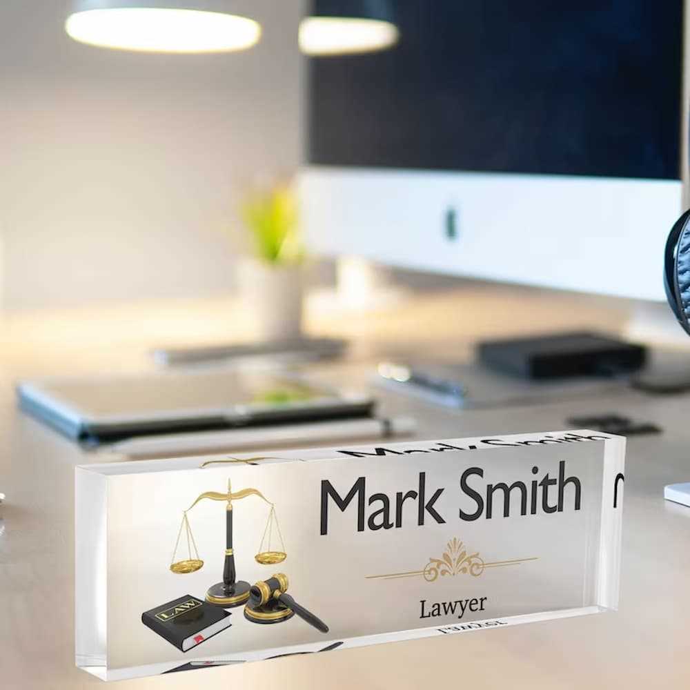 Lawyer Desk Name Plate Online at Best Price in Singapore only on