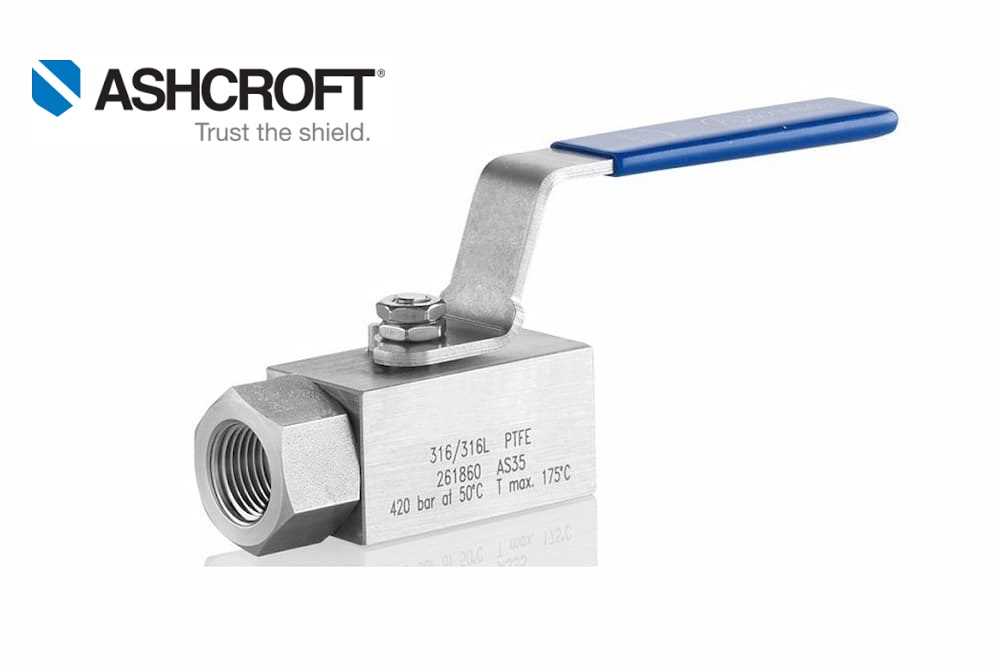 Ashcroft V02 High Pressure Ball Valve (Silver) Online at Best Price