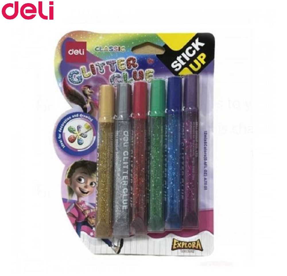 Deli Classic Glitter Glue for Drawing (12ml) Online at Best Price in Singapore only on