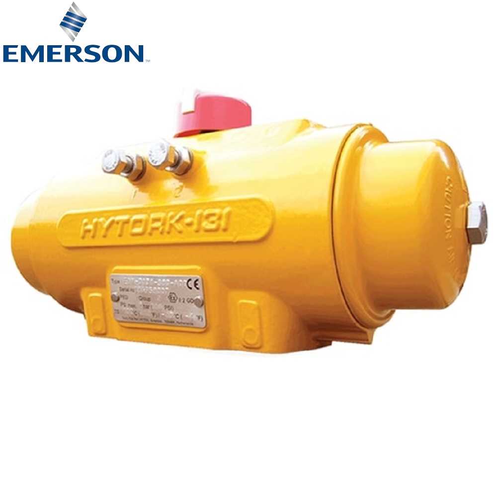 Emerson Hytork Excel (XL) Rack and Pinion Pneumatic Valve Actuator (Yellow) Online at Best