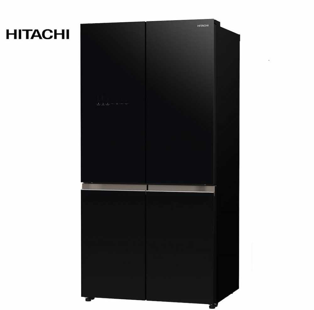 Hitachi RWB640V0MS LED Light 4 Door Refrigerator (569Liter) Glass