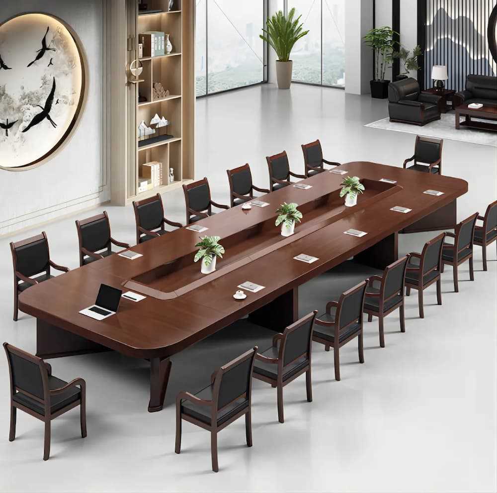 High quality Conference Table With Durable And Firm Coatings (Brown