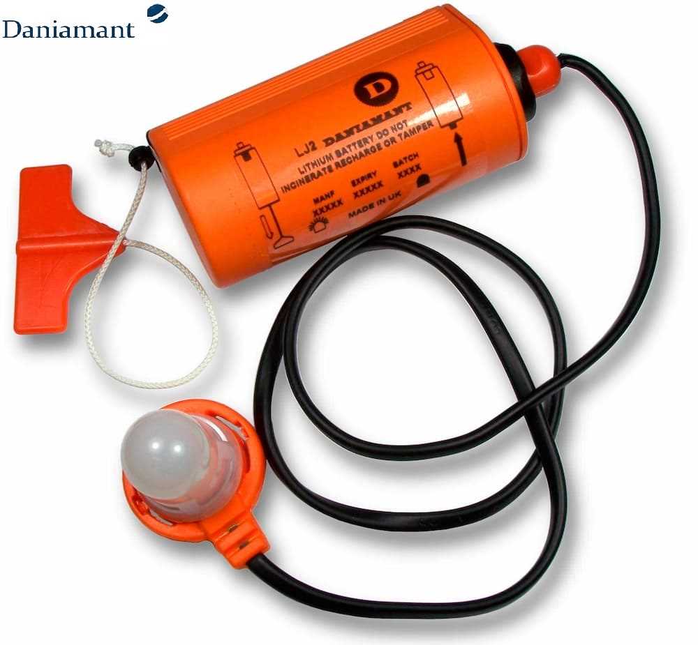 Daniamant LJ2 Manual Life Jacket Light (Orange) Online at Best Price