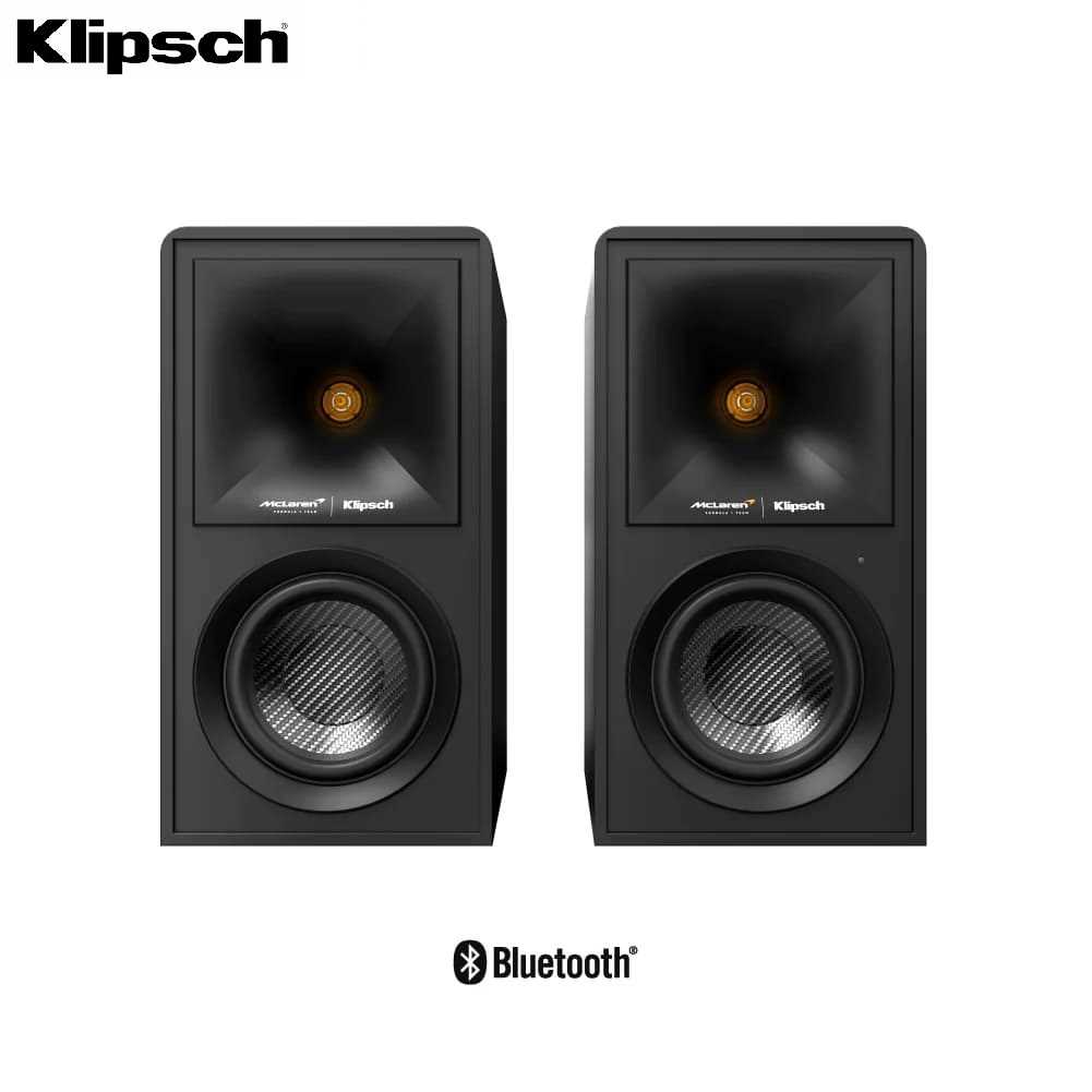 Klipsch The Fives Mclaren Edition Powered Speakers Black Online at