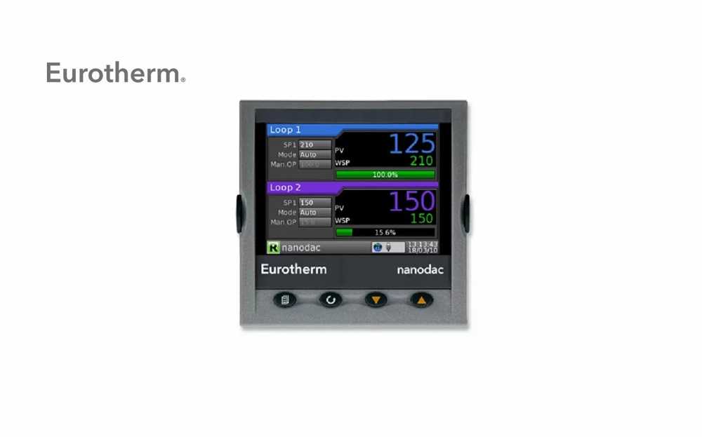 Eurotherm Tamper Resistant Data Recording Methodology With Graphic Recorder Measures Current