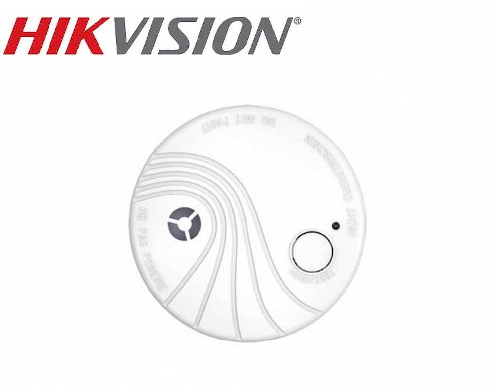 Hikvision DSPDSMKSWB Wireless Photoelectric Smoke Detector (White