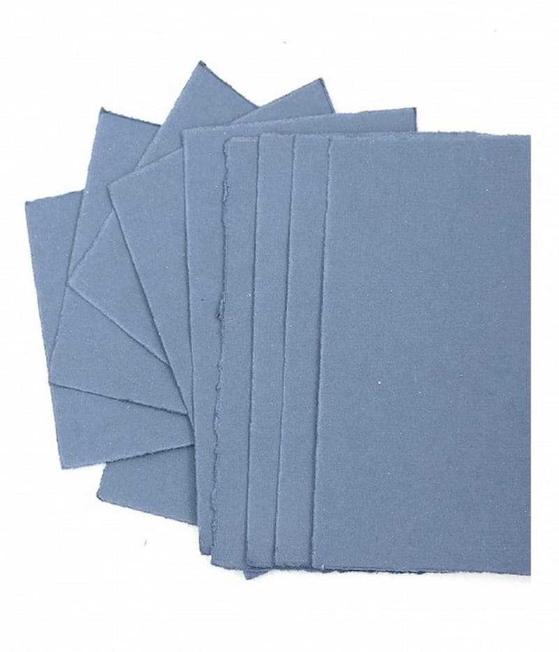Handmade Light Blue Paper Pack of 24, A4 Size (Light Blue) Online at