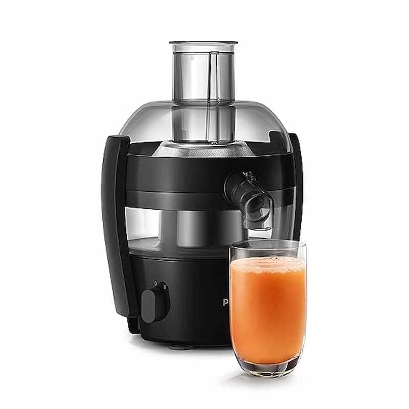 Philips HR1832 Viva Collection 400Watt Juicer (Ink Black) Online at