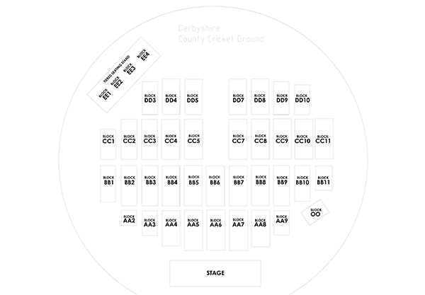 Elton John Tickets The 3aaa County Ground, Derby 04/06/2017 1600