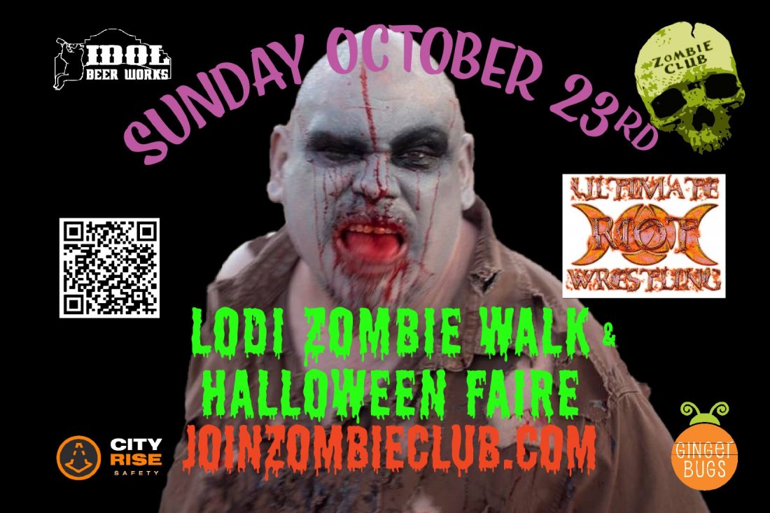 Lodi Zombie Walk & Halloween Faire IDOL Beer Works, Lodi, CA October 23, 2022