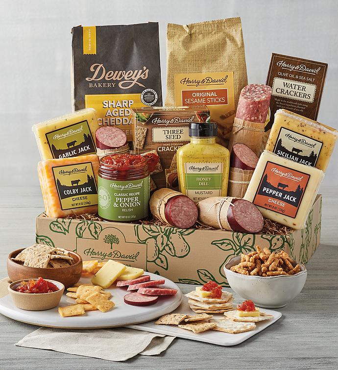 Deluxe Gourmet Sausage and Cheese Gift