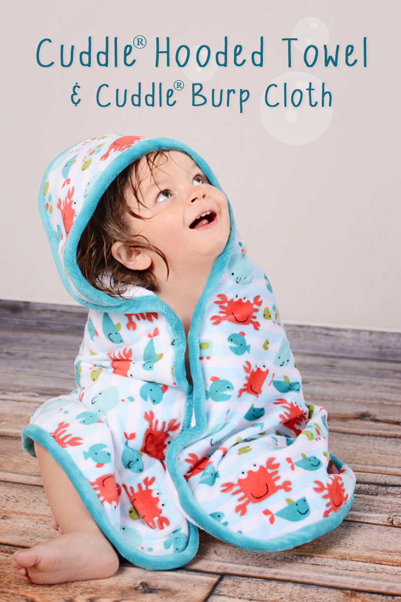 Hooded Towel and Burp Cloth Pattern & Tutorial